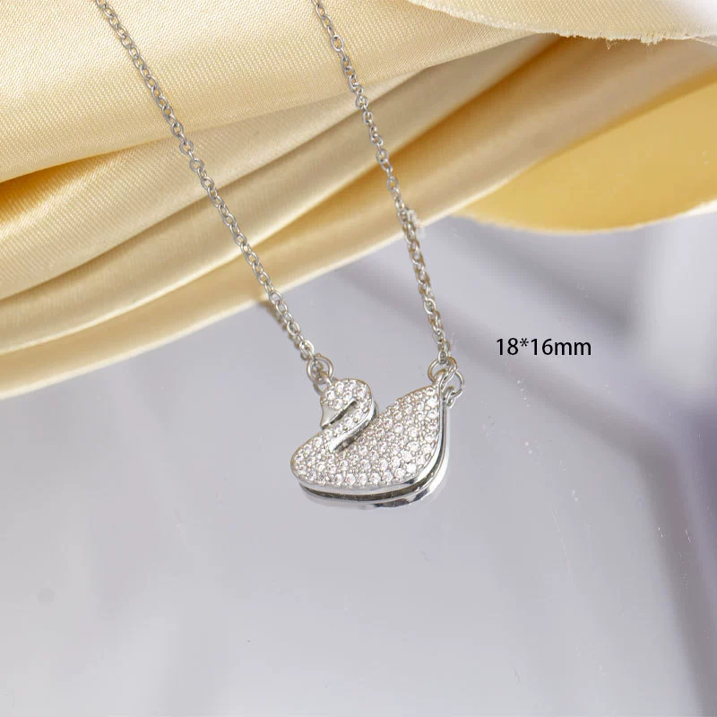 Jewelry Necklace Copper Titanium Steel Animal Zodiac Gemstone Pendant Electroplated For Women - Image 7