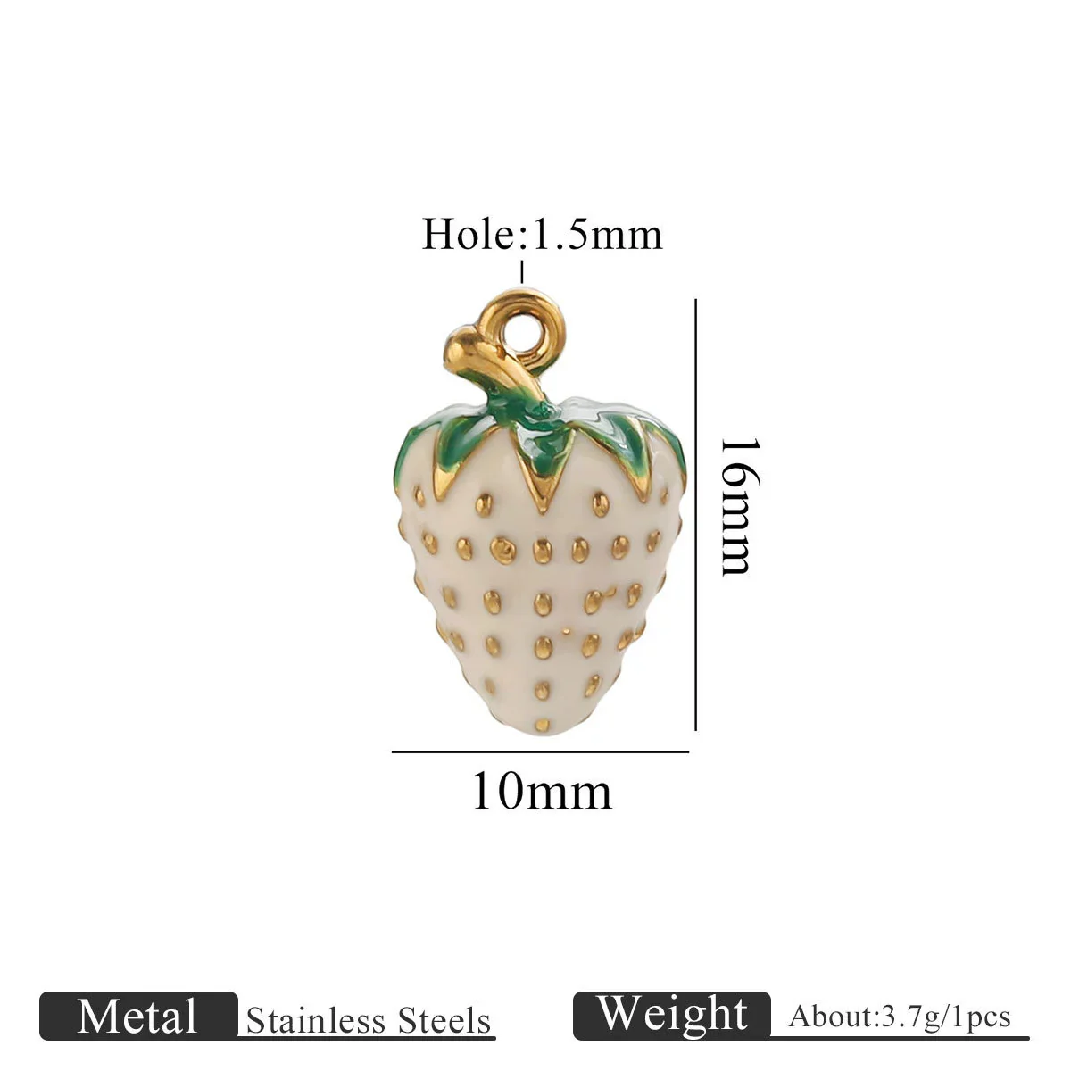 Jewelry Necklace Pendant Stainless Steel French Retro Flower Asymmetrical Petal Electroplated - Image 15