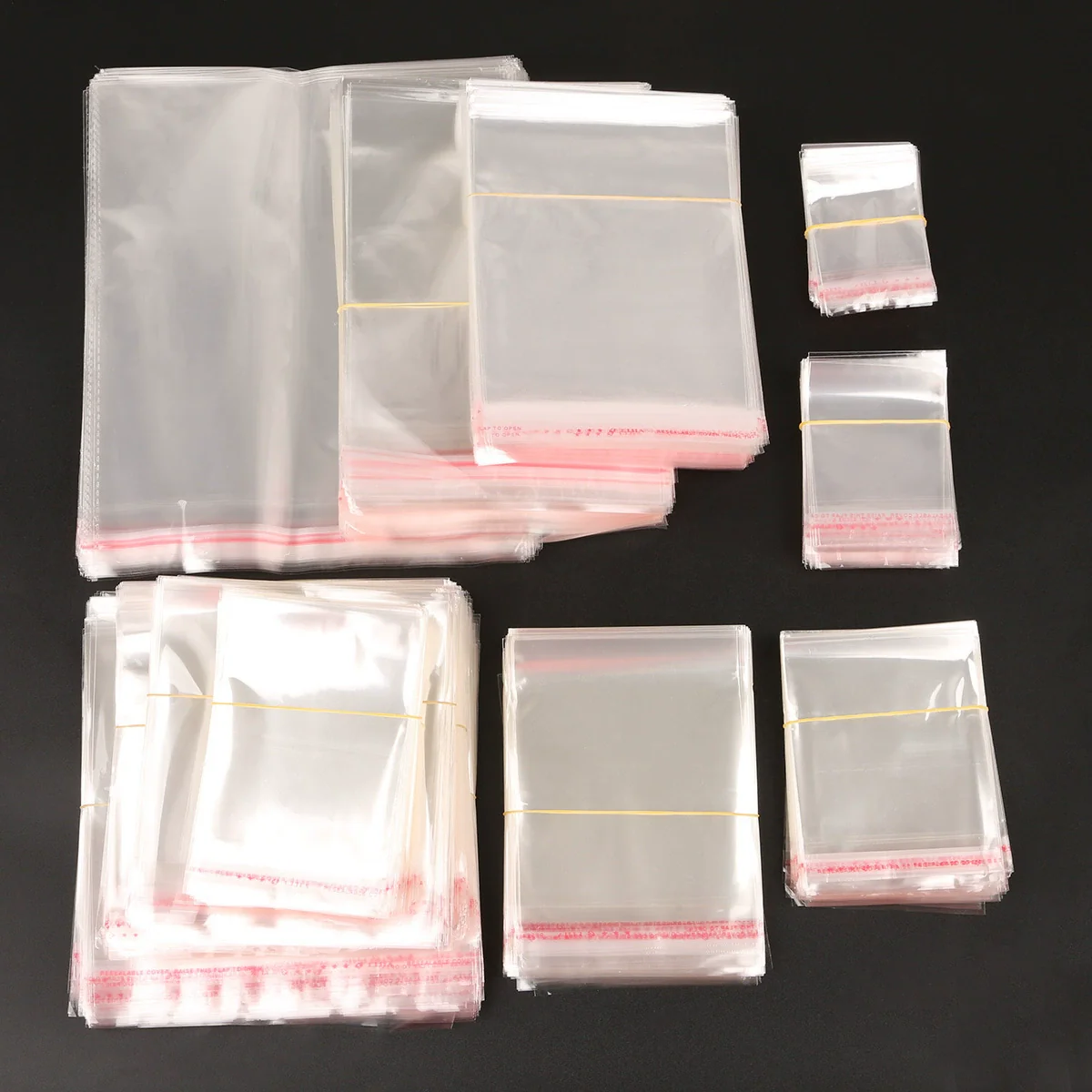 Jewelry Packaging Bags Transparent Opp With Printing For Earrings Bracelet Necklace - Image 2