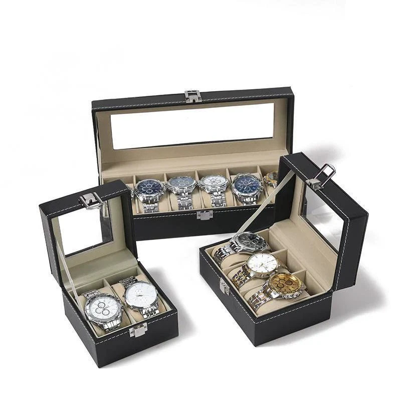 Jewelry Packaging Box Pu Material Pinhole Pattern Antique - Image 4