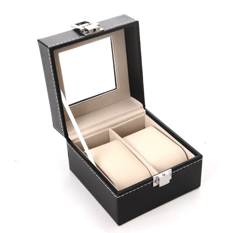 Jewelry Packaging Box Pu Material Pinhole Pattern Antique - Image 5