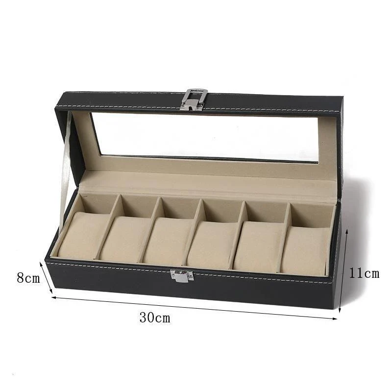 Jewelry Packaging Box Pu Material Pinhole Pattern Antique - Image 6