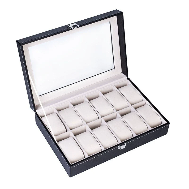 Jewelry Packaging Box Pu Material Pinhole Pattern Antique - Image 7