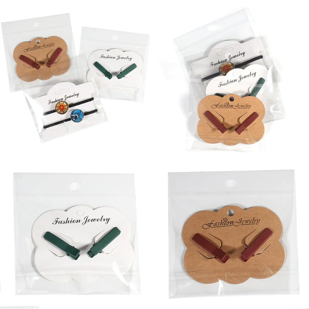 Jewelry Packaging Paper Card With Geometric Pattern And Printing For Necklace Earring Etc - Image 3