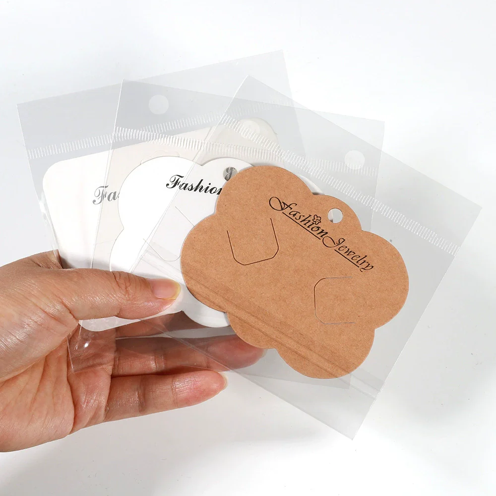 Jewelry Packaging Paper Card With Geometric Pattern And Printing For Necklace Earring Etc - Image 4
