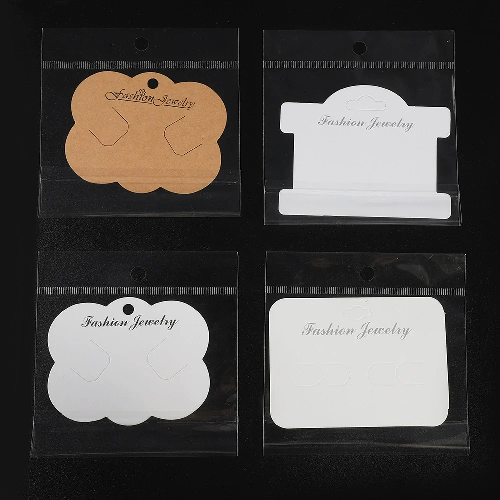Jewelry Packaging Paper Card With Geometric Pattern And Printing For Necklace Earring Etc - Image 5