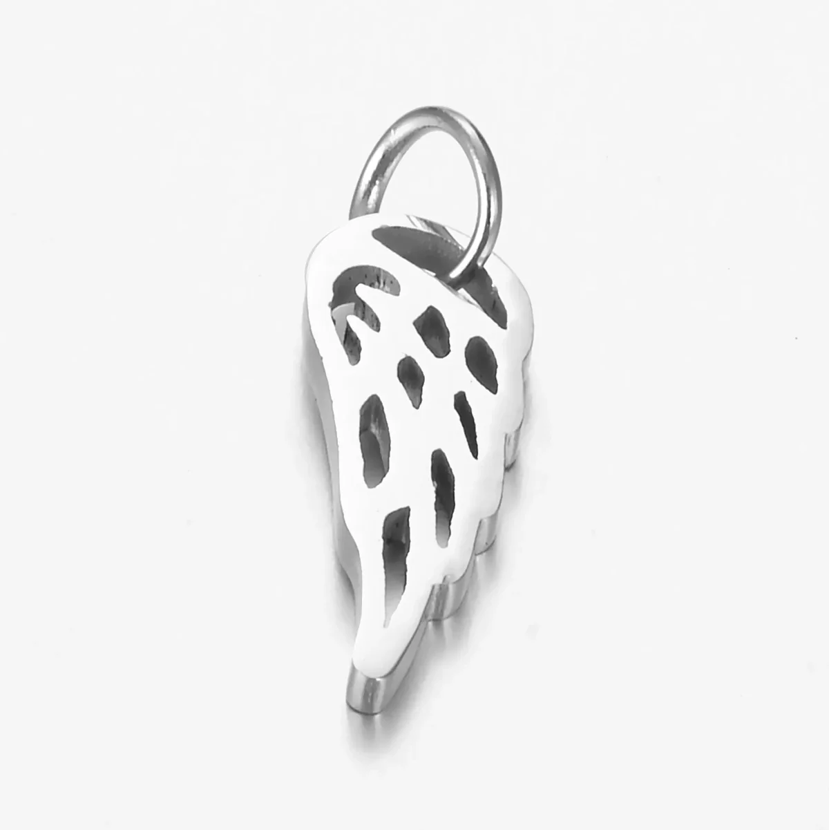 Jewelry Pendant Stainless Steel Heart House Cut Out Wings Polished Electroplated - Image 8