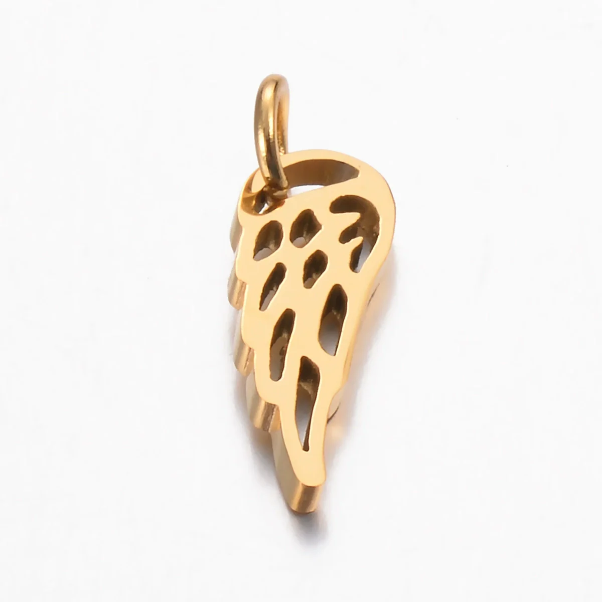 Jewelry Pendant Stainless Steel Heart House Cut Out Wings Polished Electroplated - Image 9
