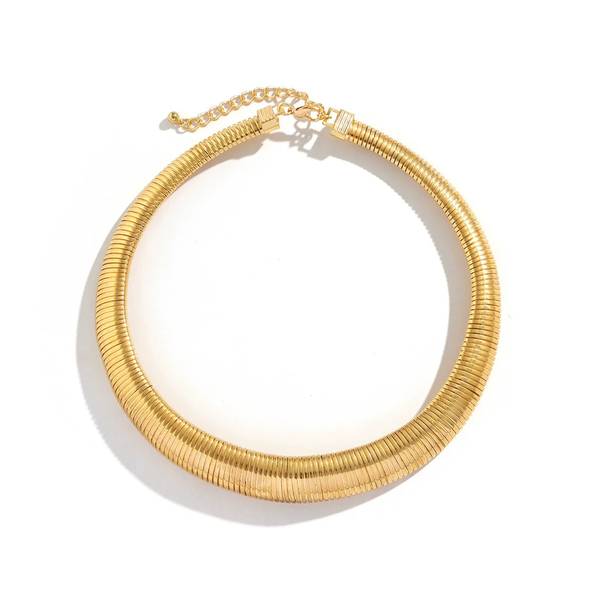 Jewelry Punk Exaggerated Snake Bone Chain Geometric Metal Clavicle Necklace For Women - Image 3