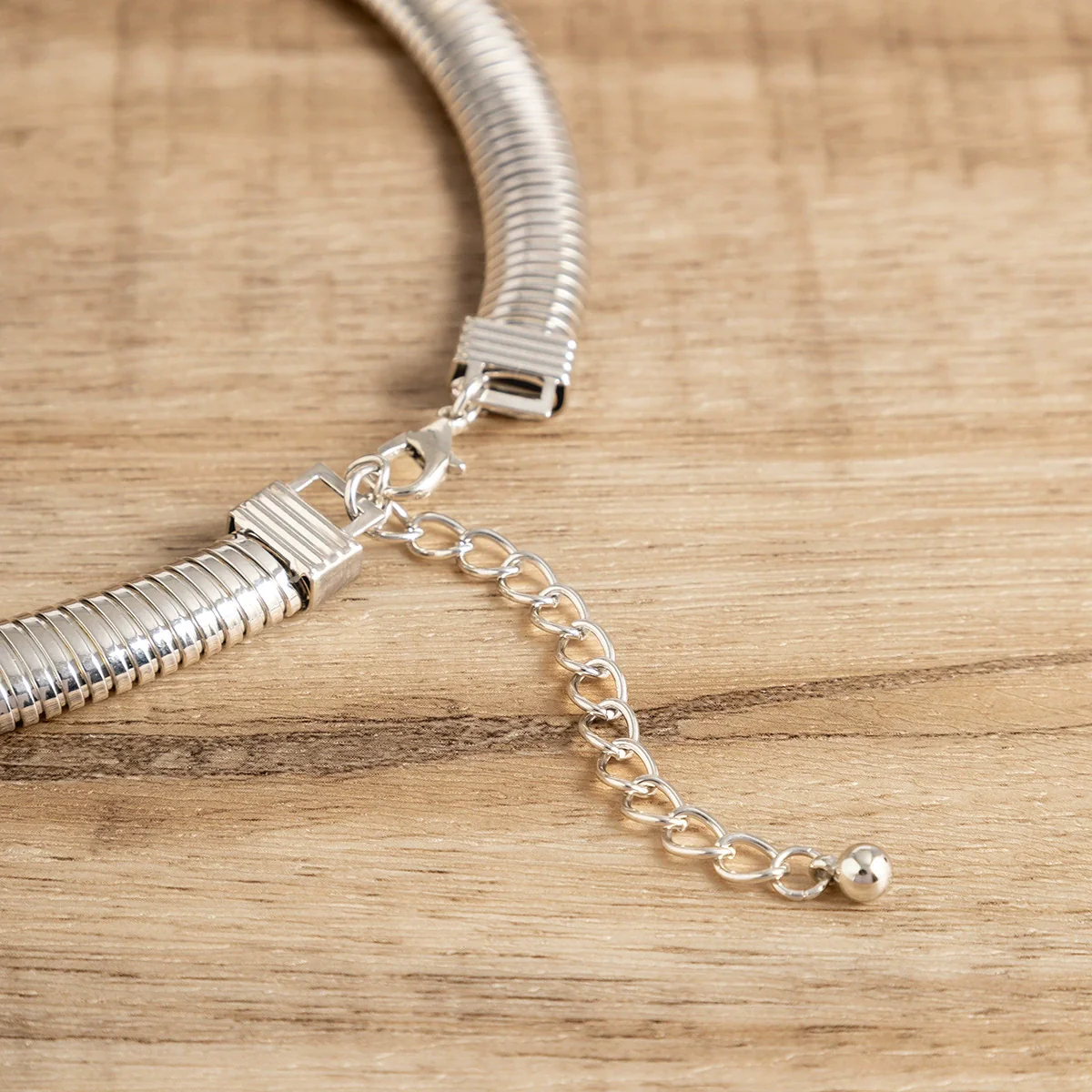 Jewelry Punk Exaggerated Snake Bone Chain Geometric Metal Clavicle Necklace For Women - Image 4