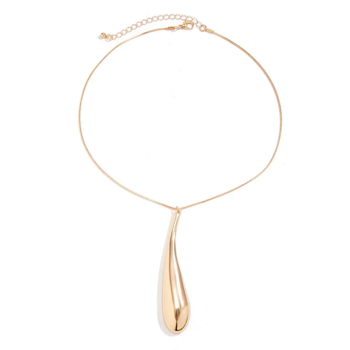 Jewelry Punk Style Geometric Metal Alloy Pendant Necklace With Electroplating - Image 5