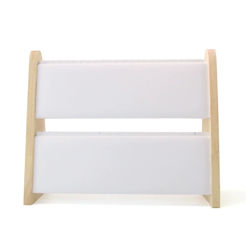 Jewelry Rack Bamboo Wood Geometric Style For Display - Image 6