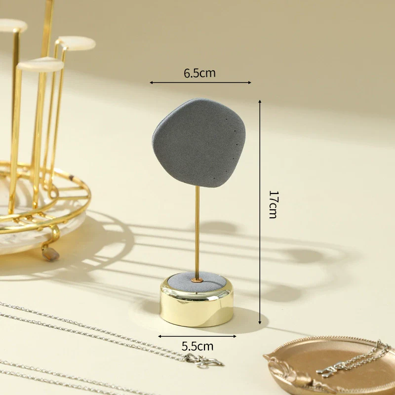 Jewelry Rack Metal And Super Fiber Highend Splicing Style For Ring Necklace Bracelet Pendant - Image 12