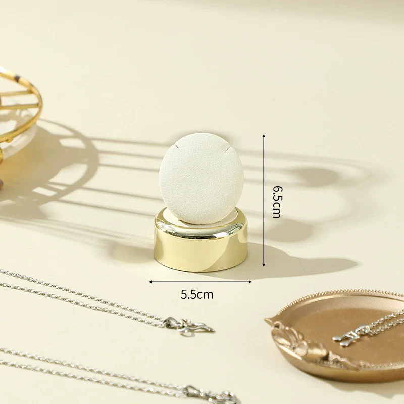 Jewelry Rack Metal And Super Fiber Highend Splicing Style For Ring Necklace Bracelet Pendant - Image 7