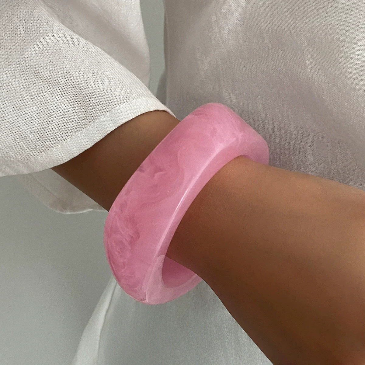 Jewelry Resin Bracelet Geometric Irregular Polish Women's Bracelet - Image 4