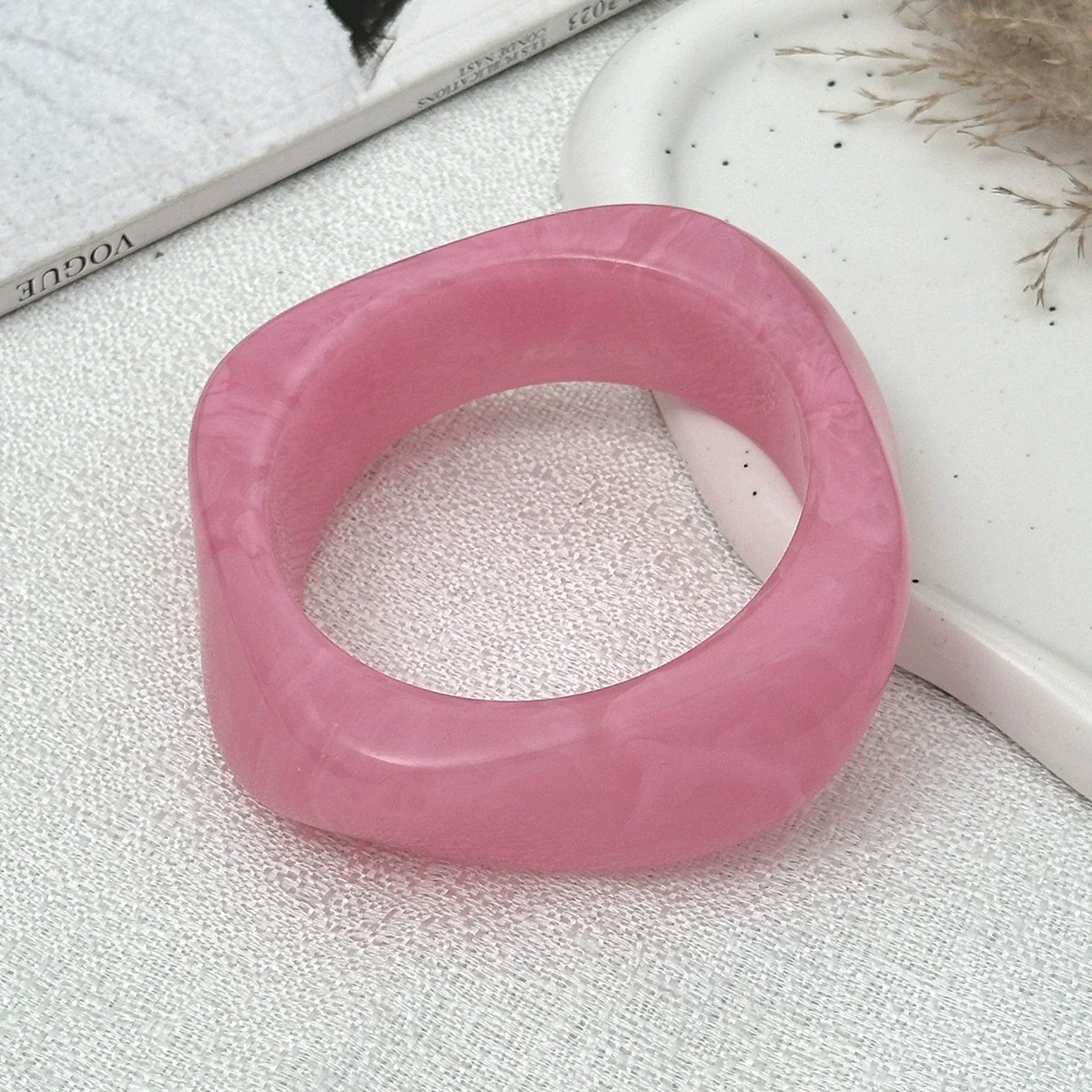 Jewelry Resin Bracelet Geometric Irregular Polish Women's Bracelet - Image 6