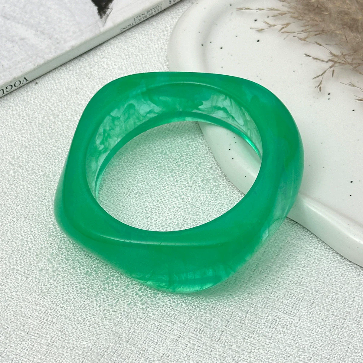 Jewelry Resin Bracelet Geometric Irregular Polish Women's Bracelet - Image 7