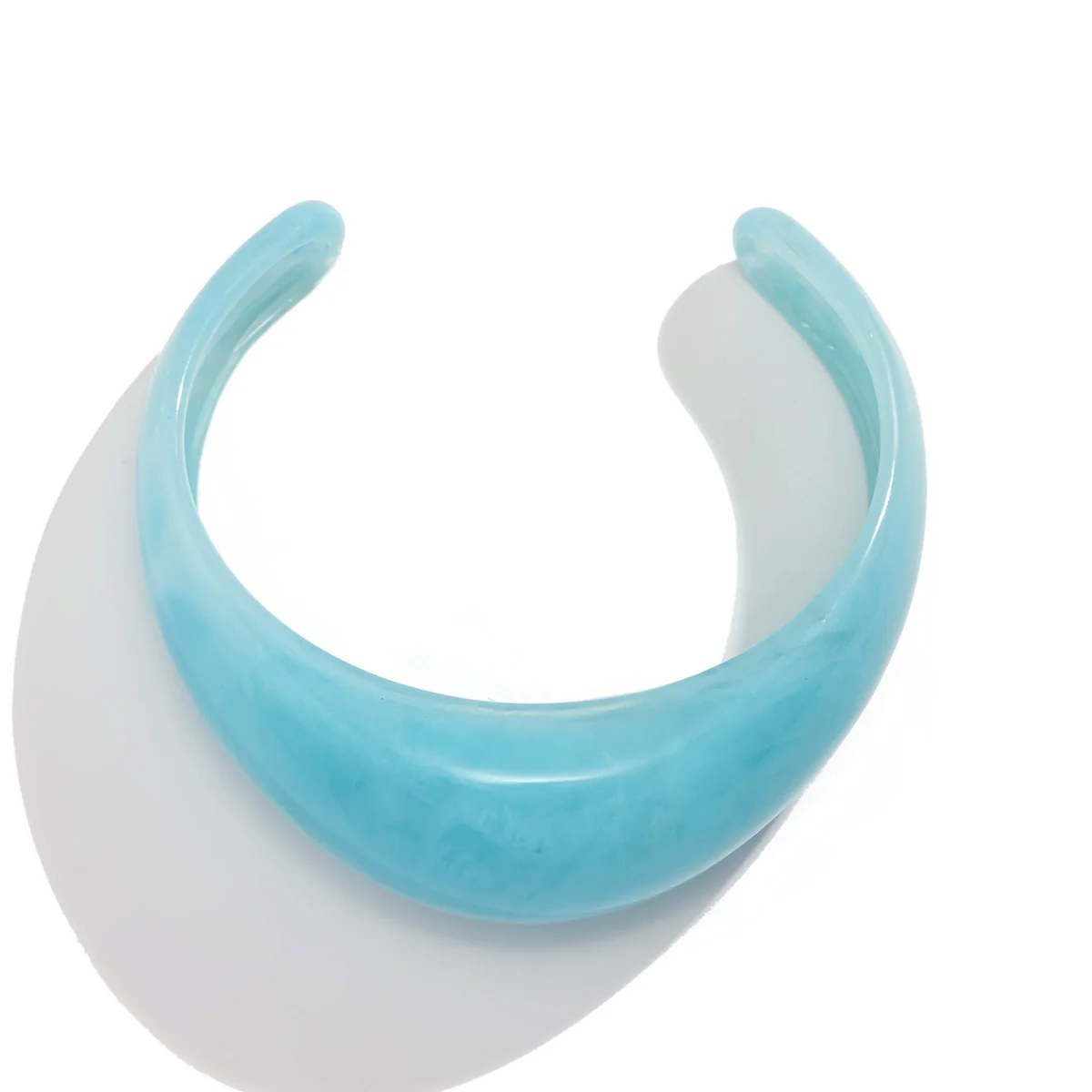 Jewelry Resin Geometric Exaggerated Irregular Halo Wide Open Bracelet Polish - Image 5