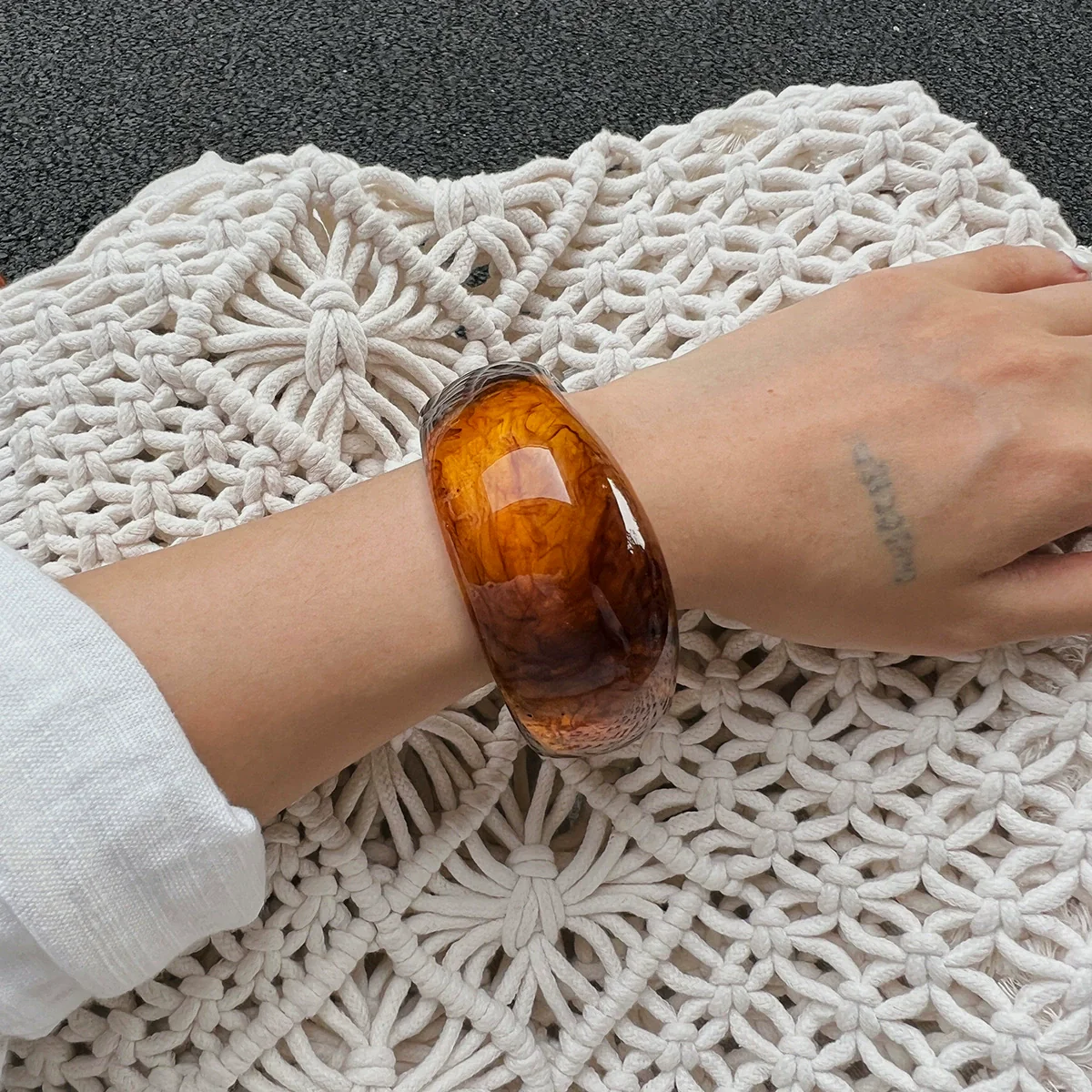 Jewelry Resin Geometric Handmade Niche Bracelet - Image 6