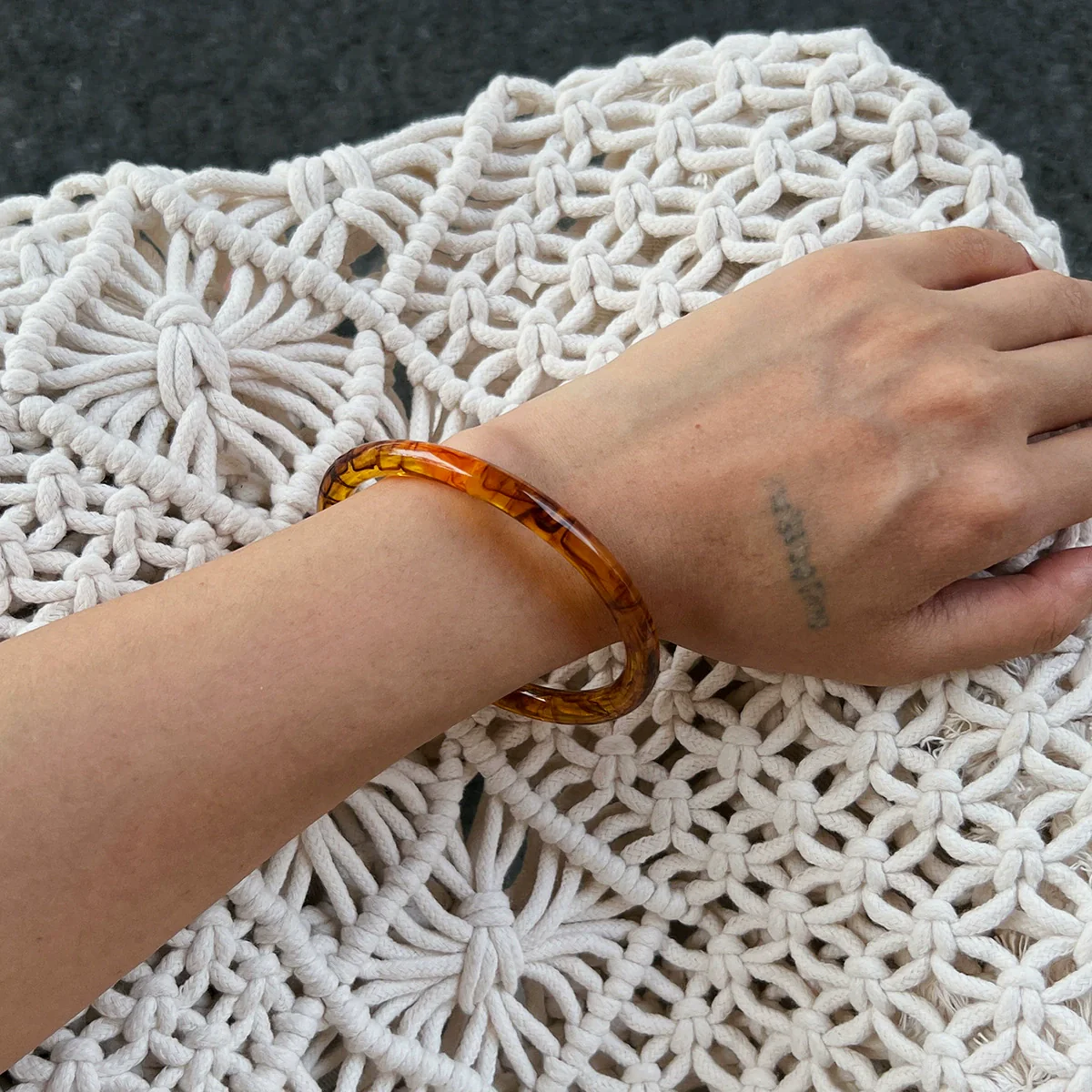 Jewelry Resin Geometric Handmade Niche Bracelet - Image 8