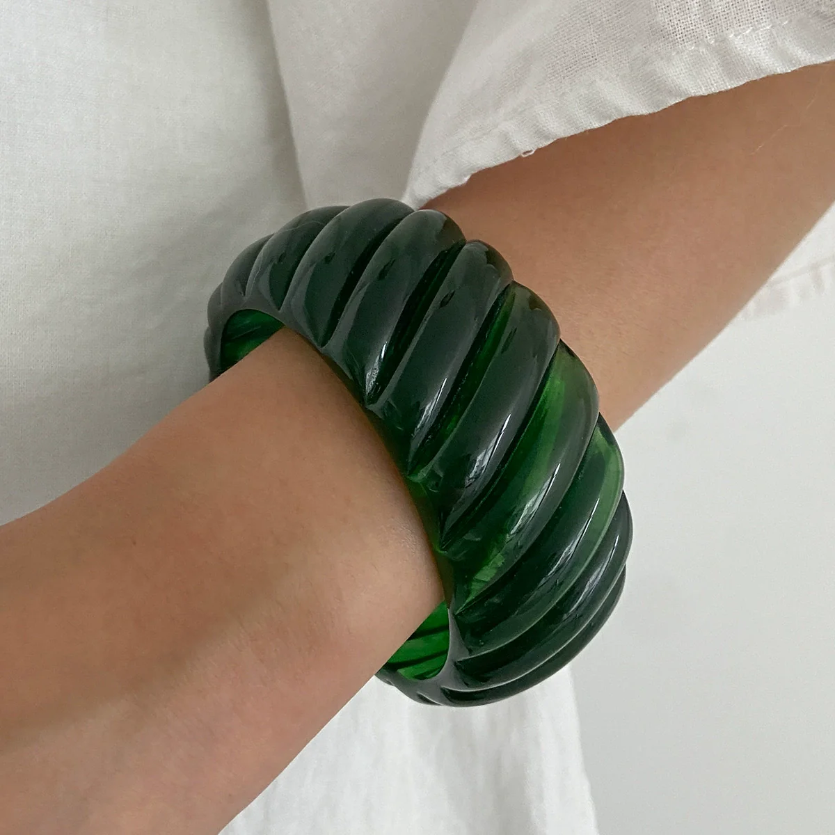 Jewelry Resin Geometric Polish Bracelet For Women - Image 10