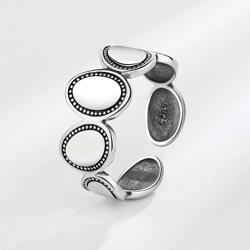 Jewelry Retro Oval Copper Ring With Animal Zodiac Pattern And Electroplating Treatment For Women