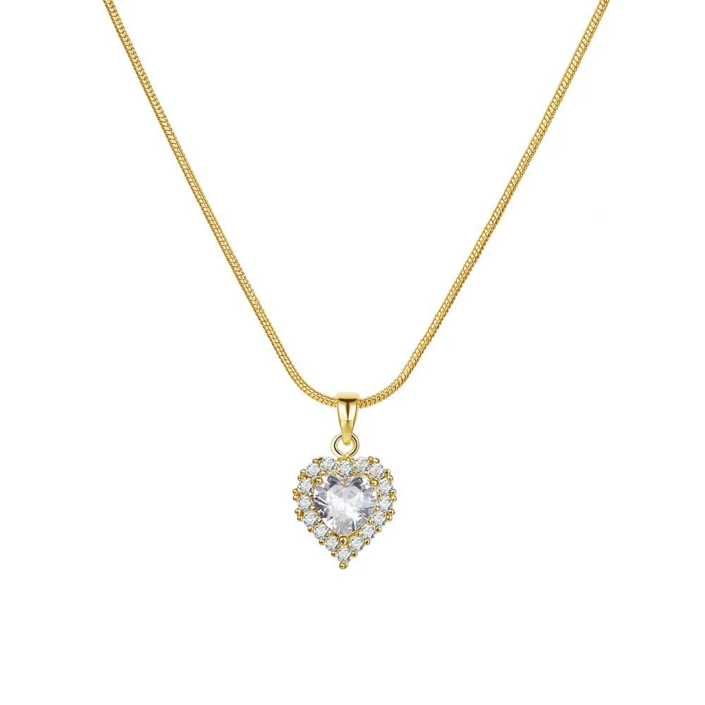 Jewelry Set Mixed Materials Imitation Pearl Rhinestone Heart Water Drop Bell Pattern O Word Chain Highend Minimalist For Women - Image 5