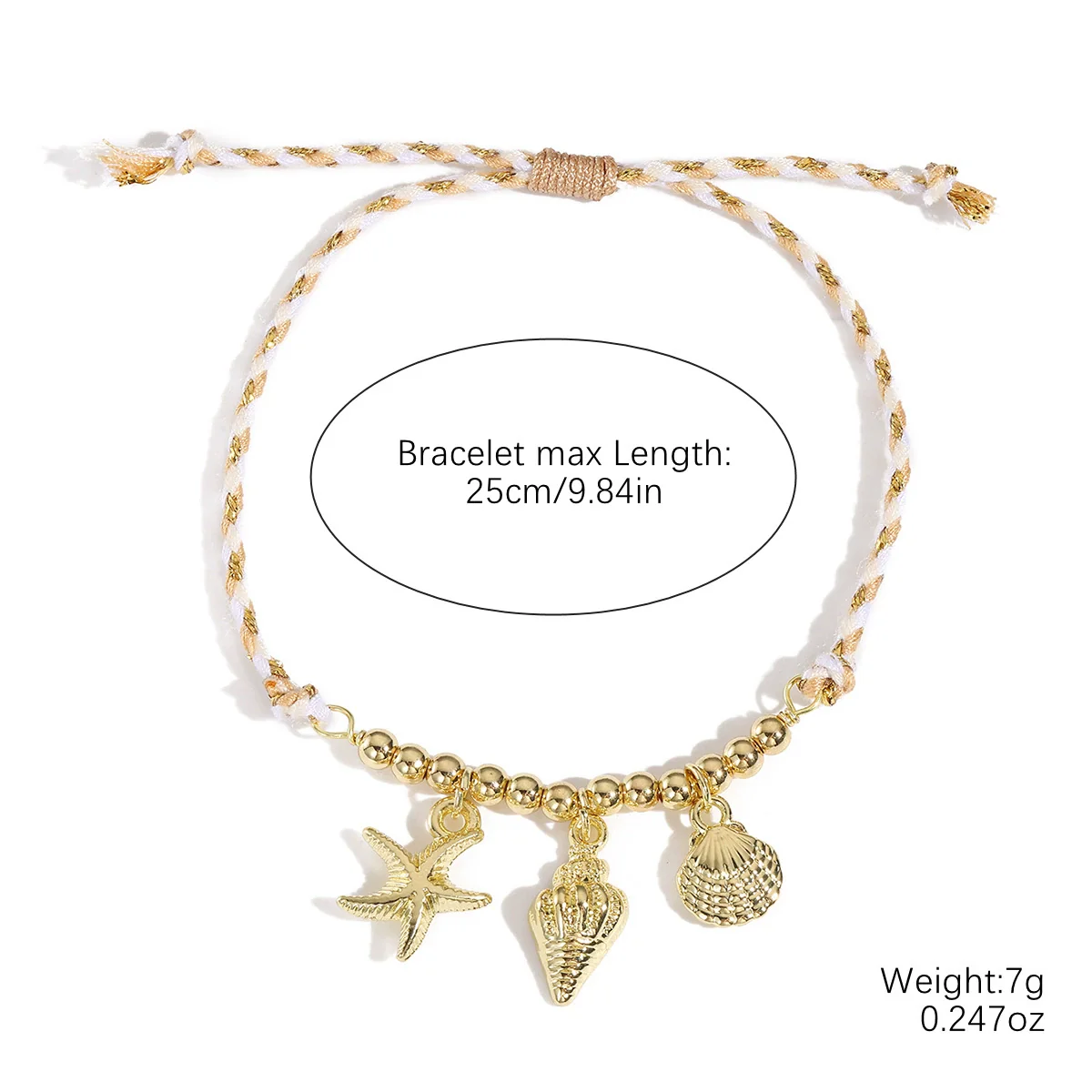 Jewelry Shell Starfish Ceramic Small Fish Pendant Hand Knitted Minimalist Women's Clavicle Chain Necklace - Image 16