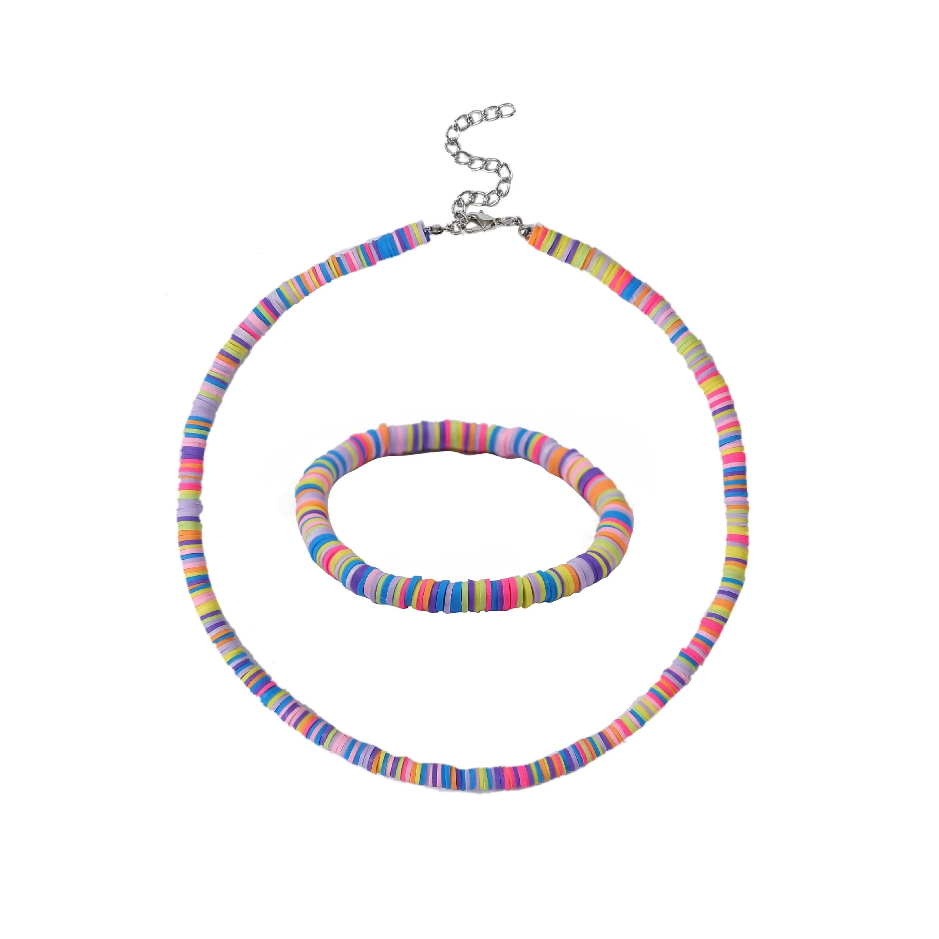 Jewelry Soft Pottery Bracelet Geometric Handmade For Girls - Image 11