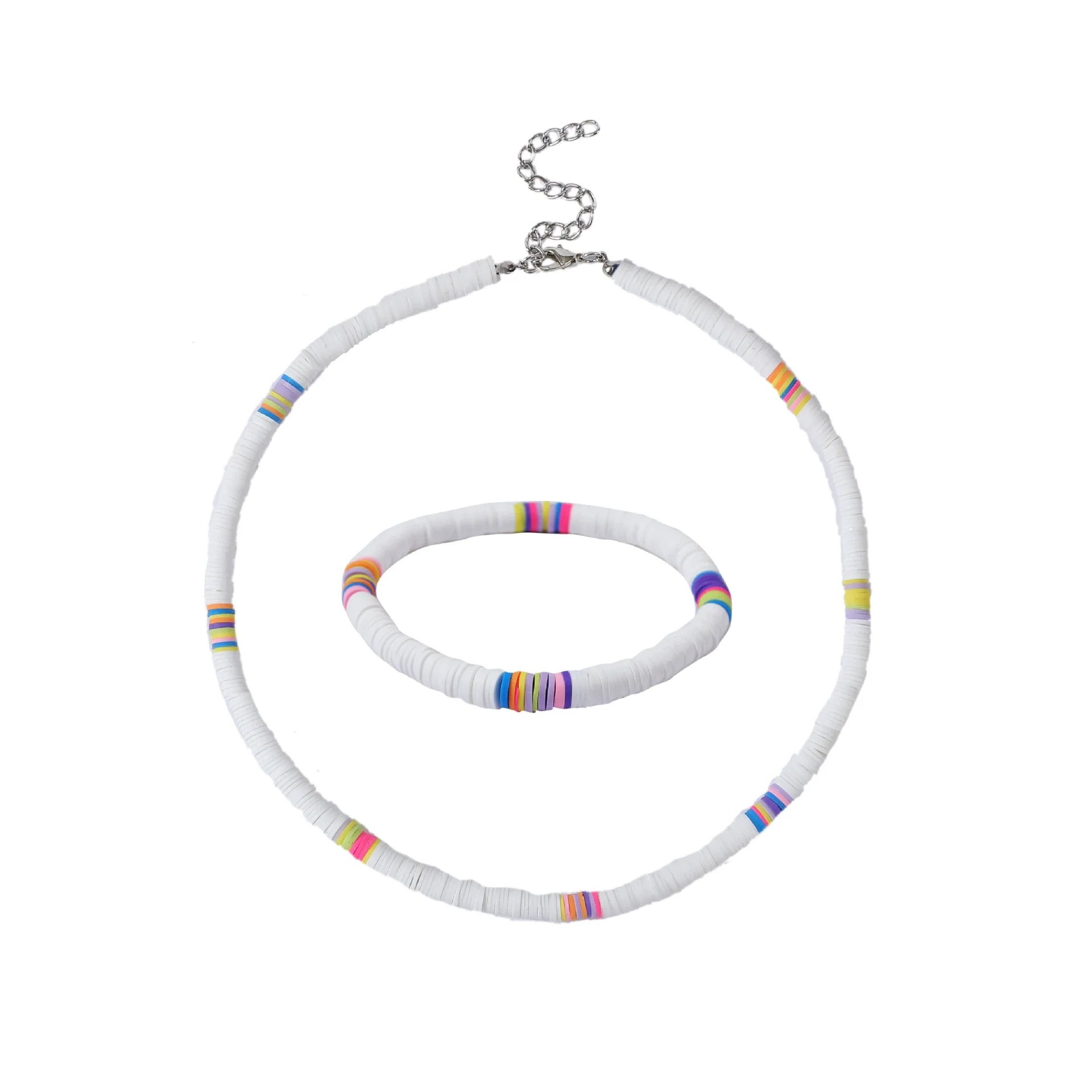 Jewelry Soft Pottery Bracelet Geometric Handmade For Girls - Image 12