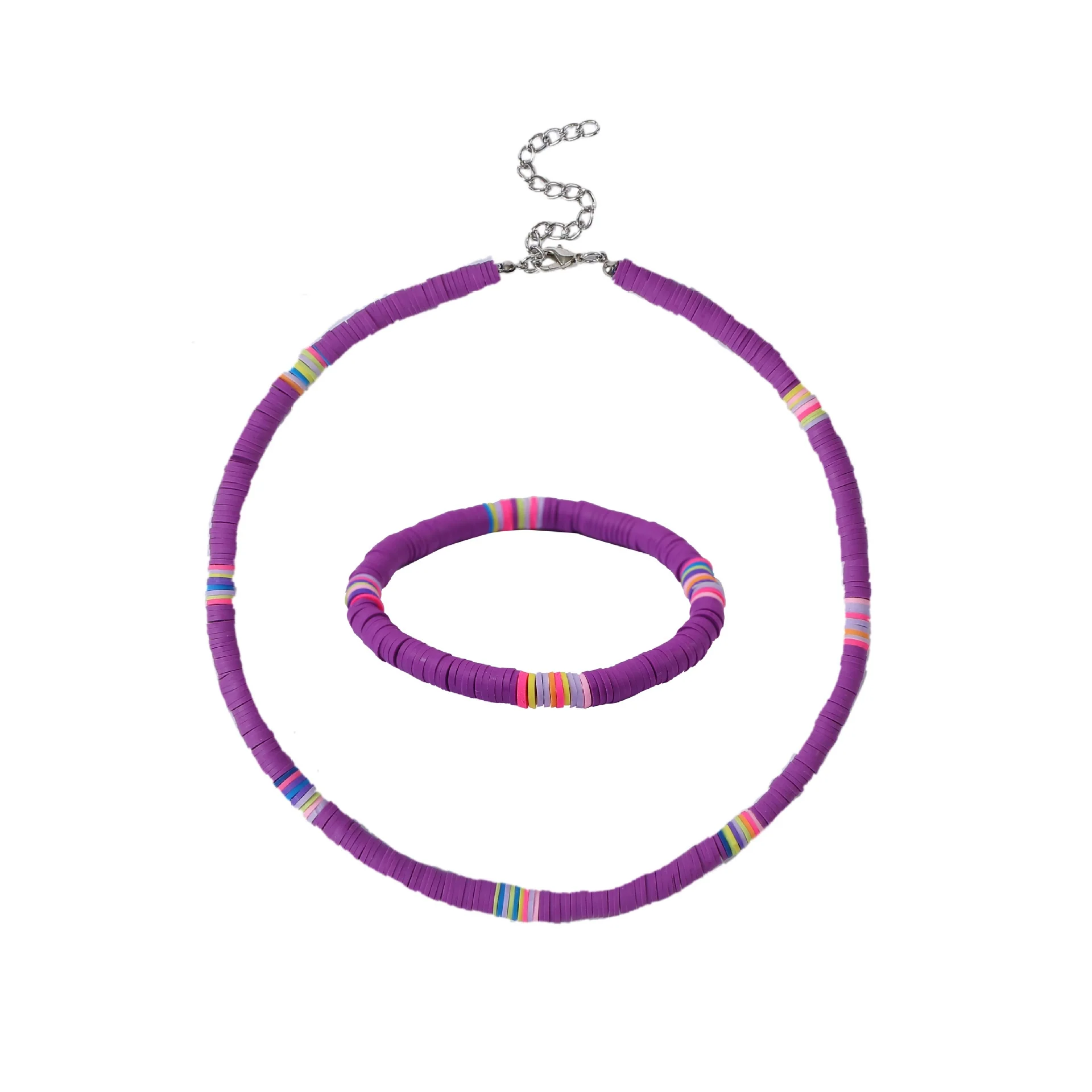 Jewelry Soft Pottery Bracelet Geometric Handmade For Girls - Image 13