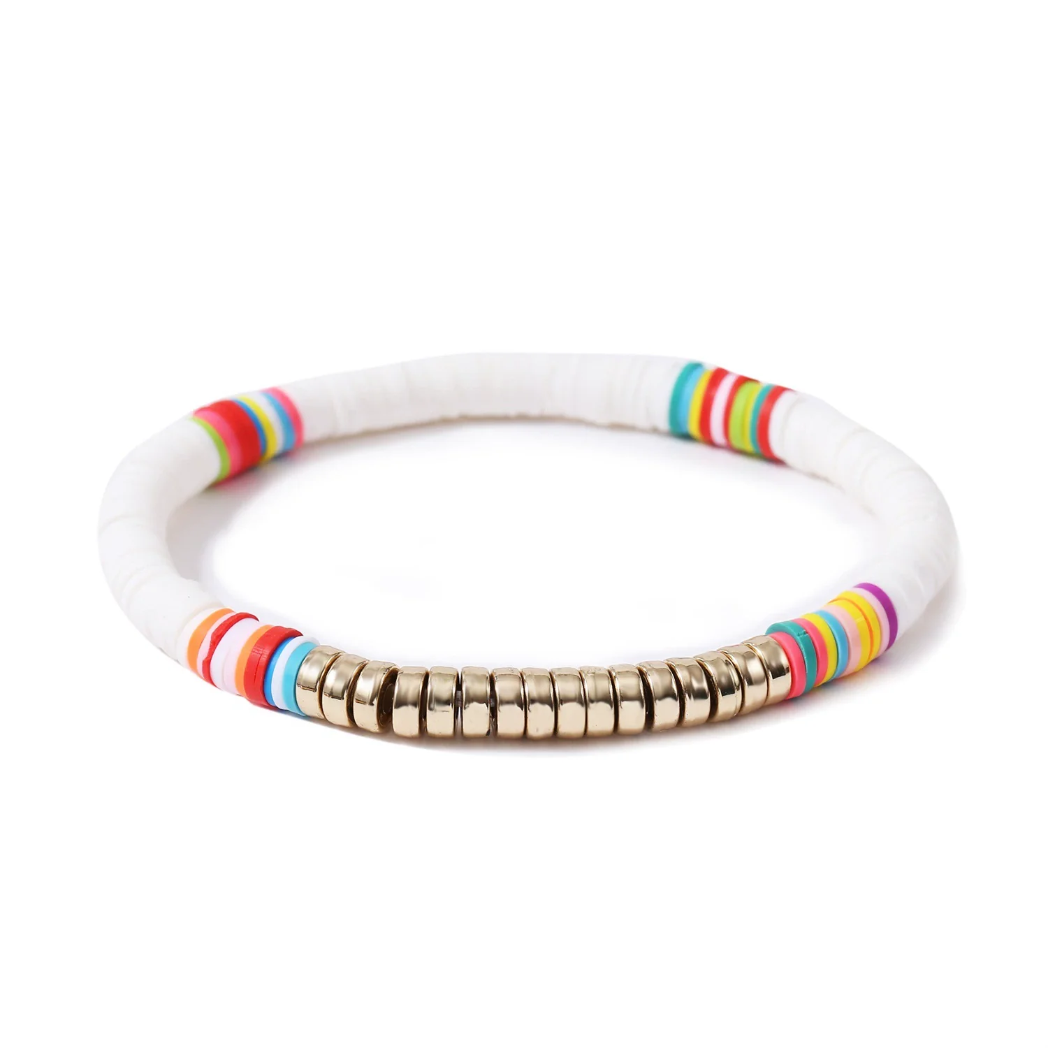 Jewelry Soft Pottery Bracelet Geometric Handmade For Girls - Image 17