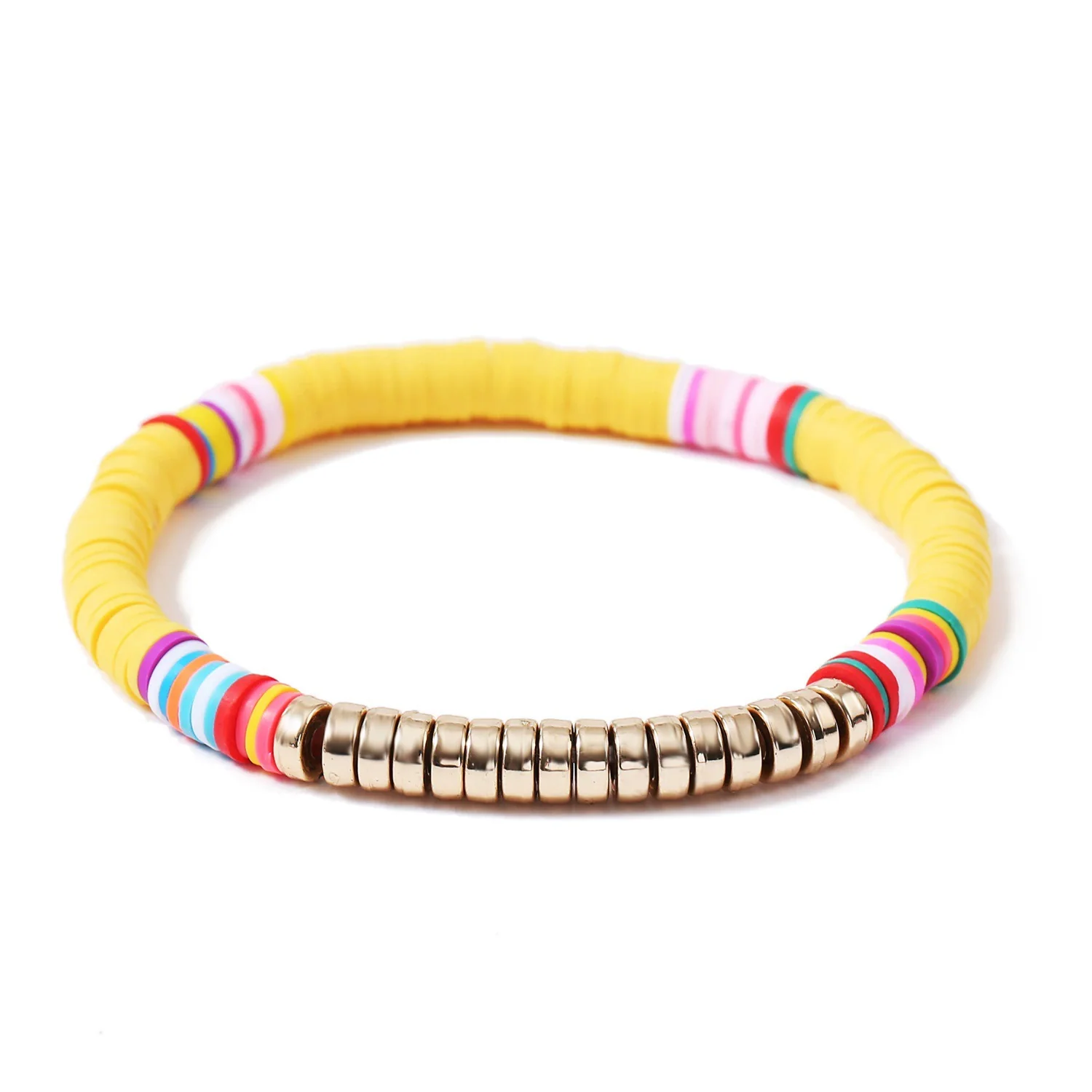 Jewelry Soft Pottery Bracelet Geometric Handmade For Girls - Image 19