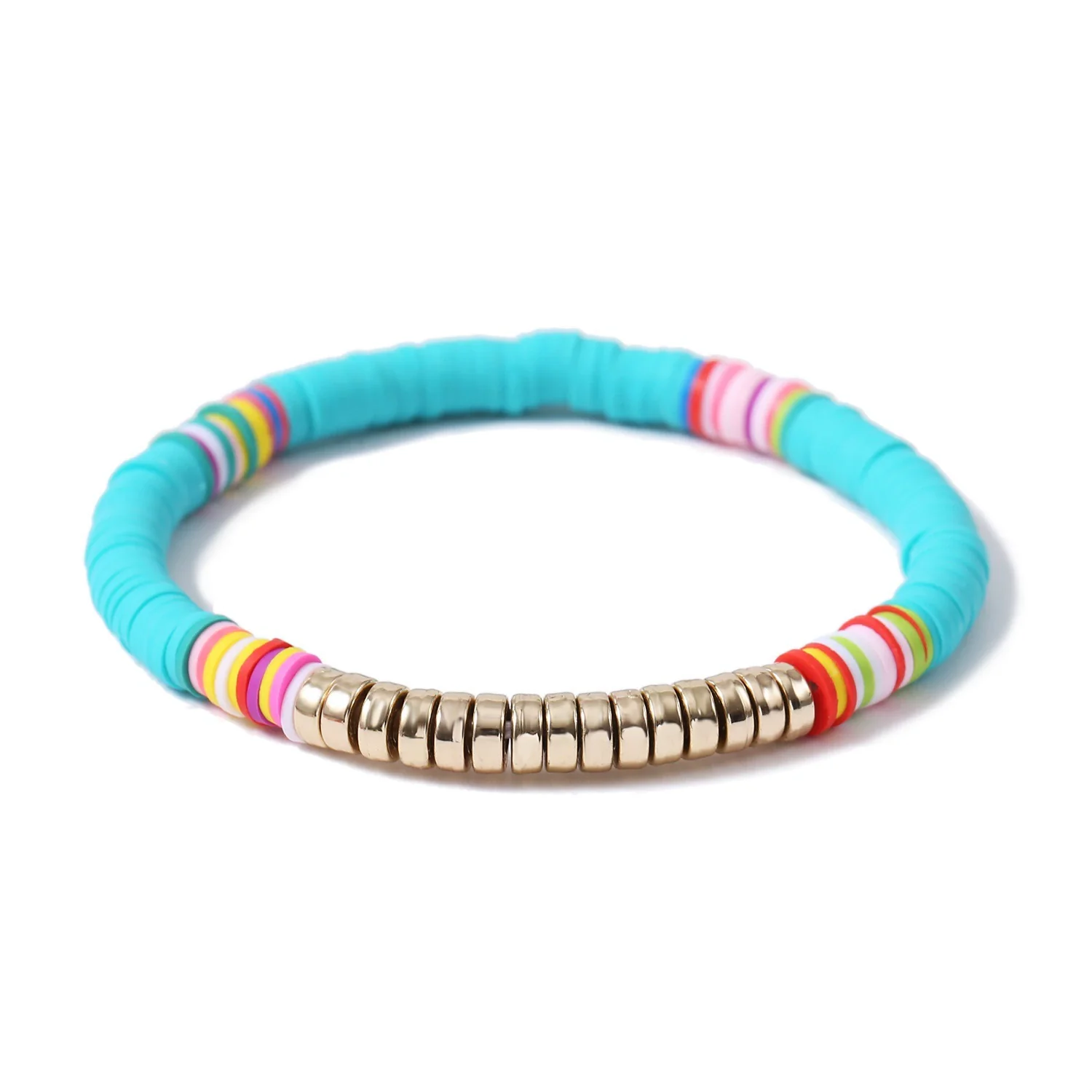 Jewelry Soft Pottery Bracelet Geometric Handmade For Girls - Image 21