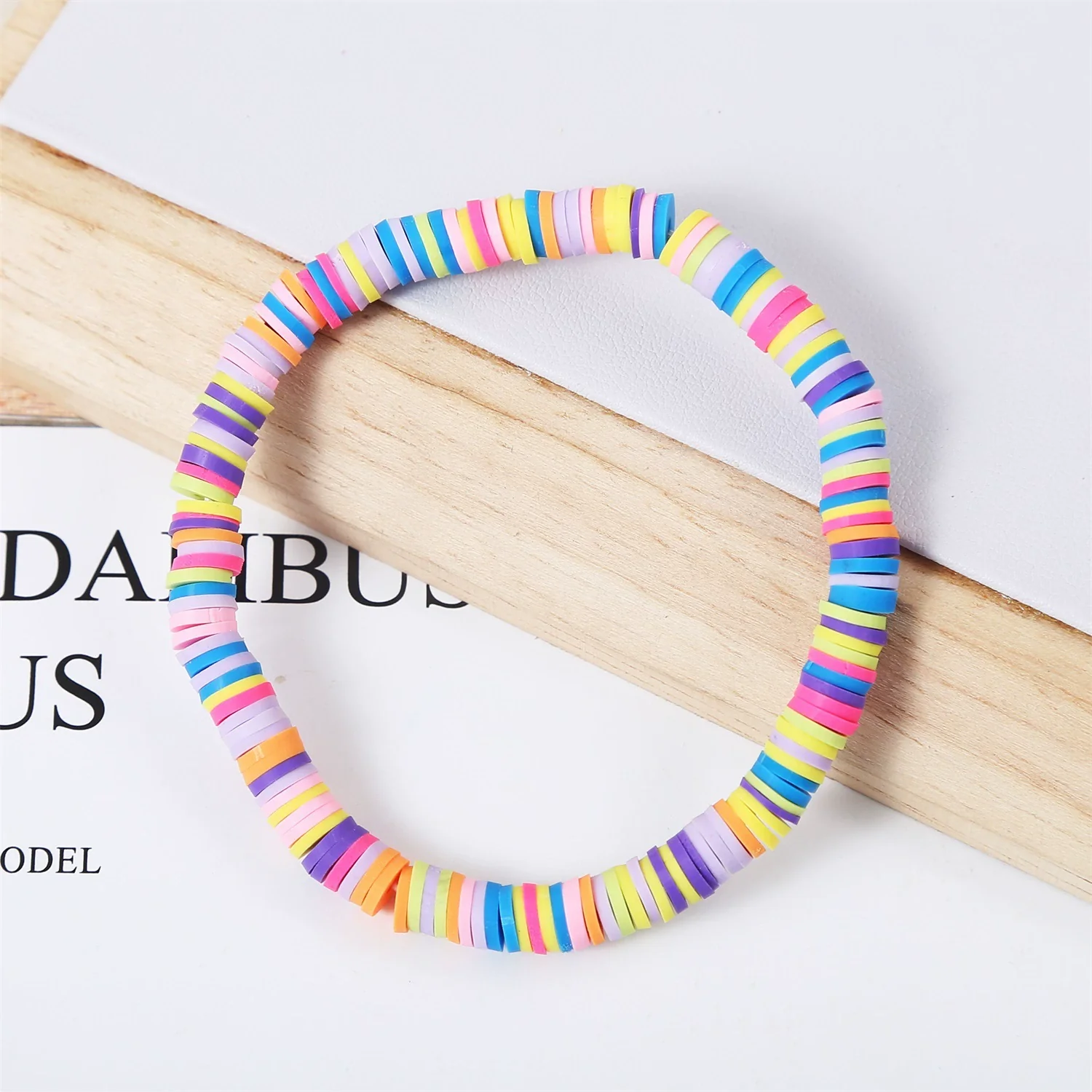 Jewelry Soft Pottery Bracelet Geometric Handmade For Girls - Image 4