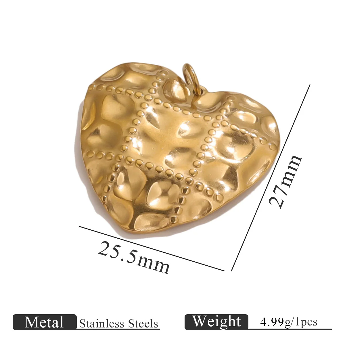 Jewelry Stainless Steel 18K Gold Plated Shellshaped Handmade Leaves Flower Pieces Bookmark Pendant - Image 7