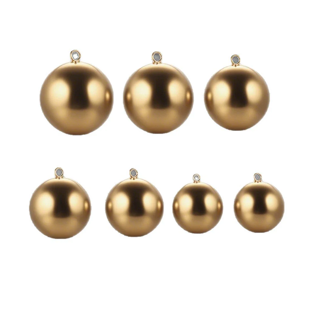 Jewelry Stainless Steel Ball Pendant Goldplated Polished Diy Accessories - Image 5