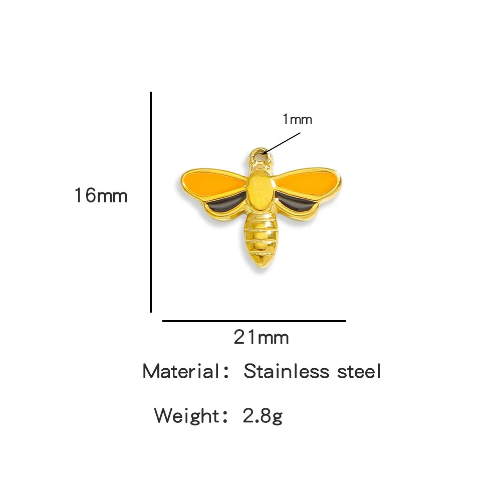 Jewelry Stainless Steel Dragonfly Pendant Electroplating Accessories For Bracelet Necklace Earrings - Image 10