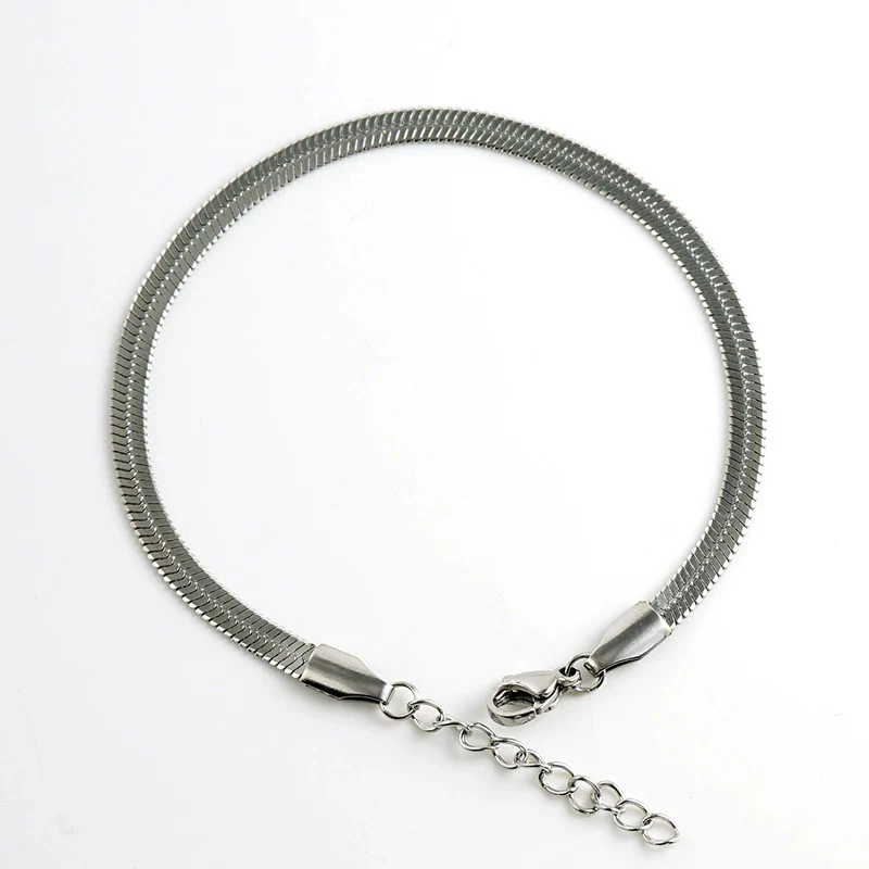 Jewelry 316L Stainless Steel Geometric Blade Chain Bracelet Electroplated Unisex Retro Hiphop Style - Image 8