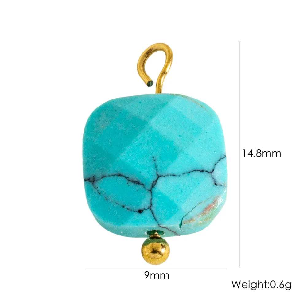 Jewelry Stainless Steel Geometric Electroplated Pendant Necklace Earrings Accessories - Image 14