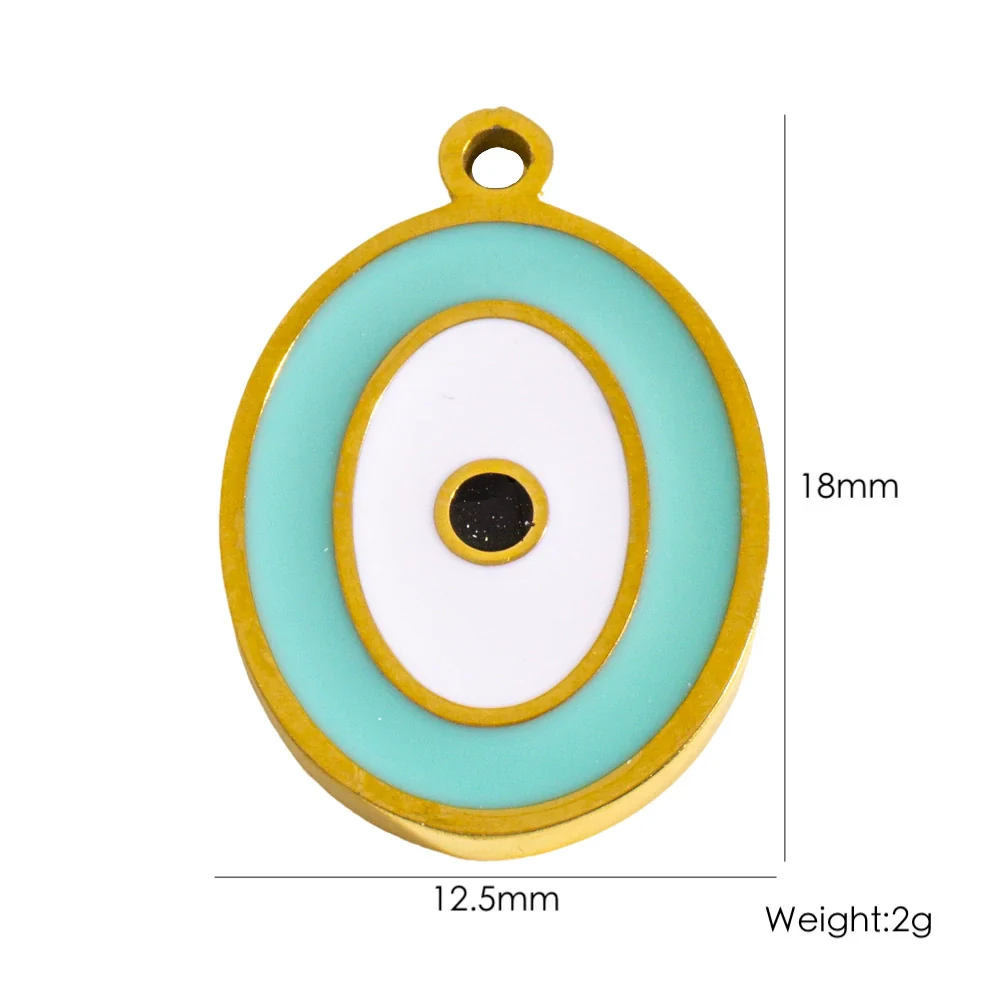 Jewelry Stainless Steel Geometric Electroplated Pendant Necklace Earrings Accessories - Image 21