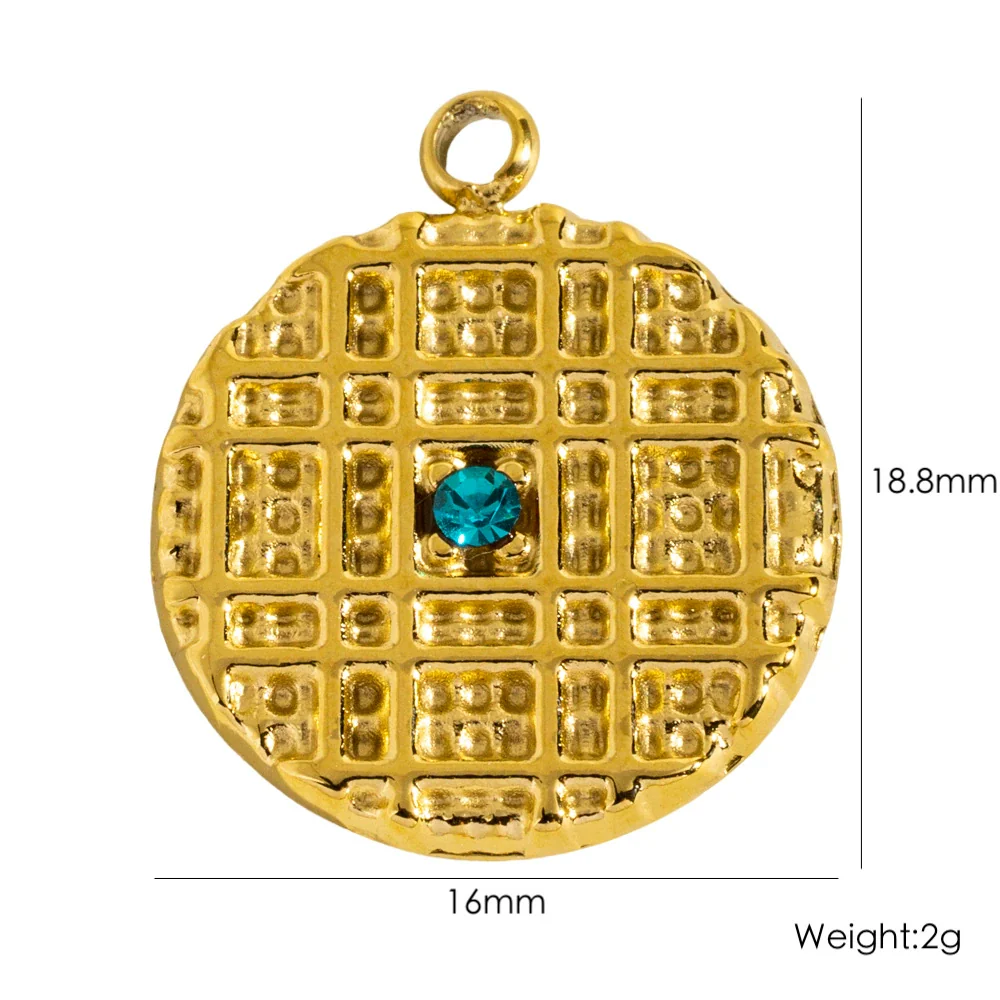 Jewelry Stainless Steel Geometric Electroplated Pendant Necklace Earrings Accessories - Image 25