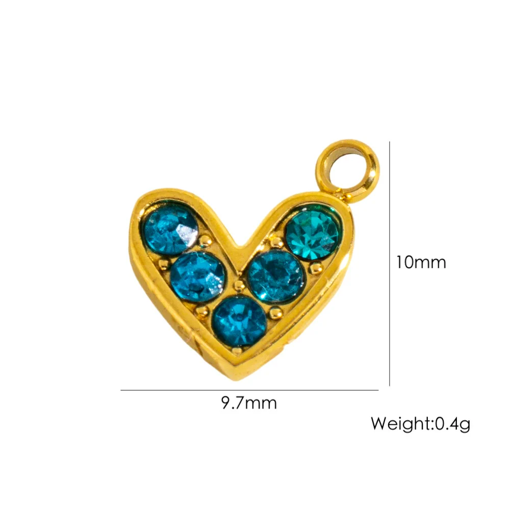 Jewelry Stainless Steel Geometric Electroplated Pendant Necklace Earrings Accessories - Image 9