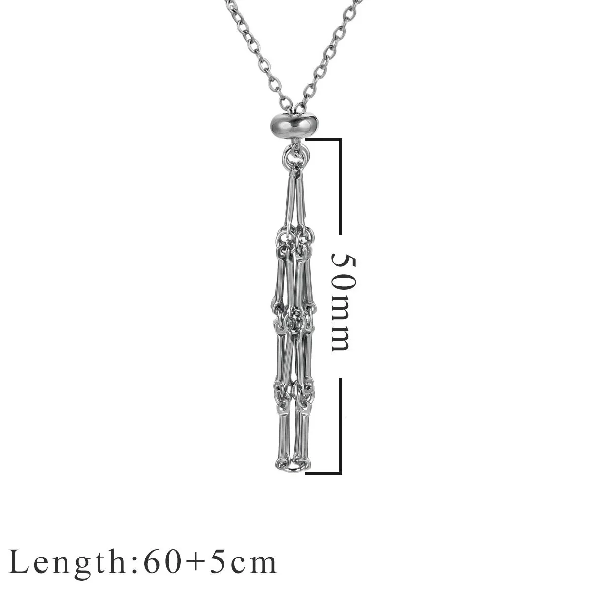 Jewelry Stainless Steel Geometric Net Bag Woven Pendant With Natural Crystal Accessories Electroplated - Image 6