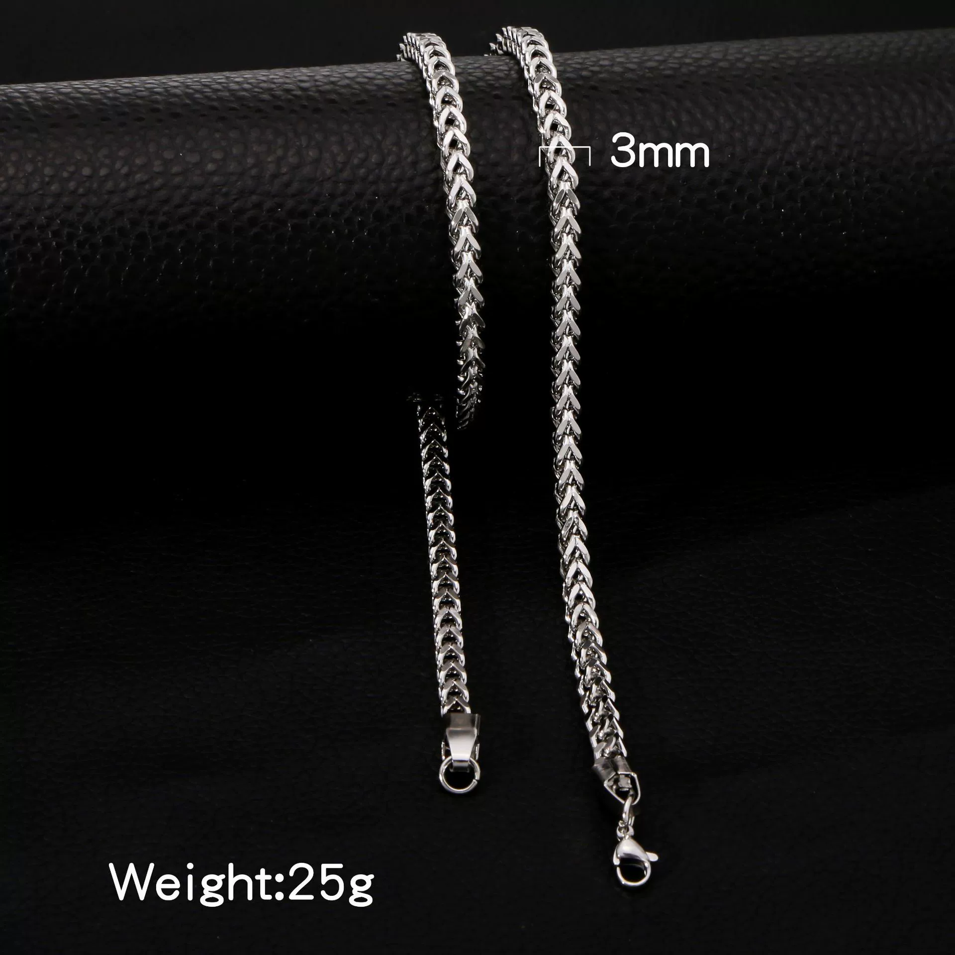 Jewelry Stainless Steel Three Dimensional Geometric Square Cuban Chain Unisex Hip Hop Punk Electroplating Design - Image 10