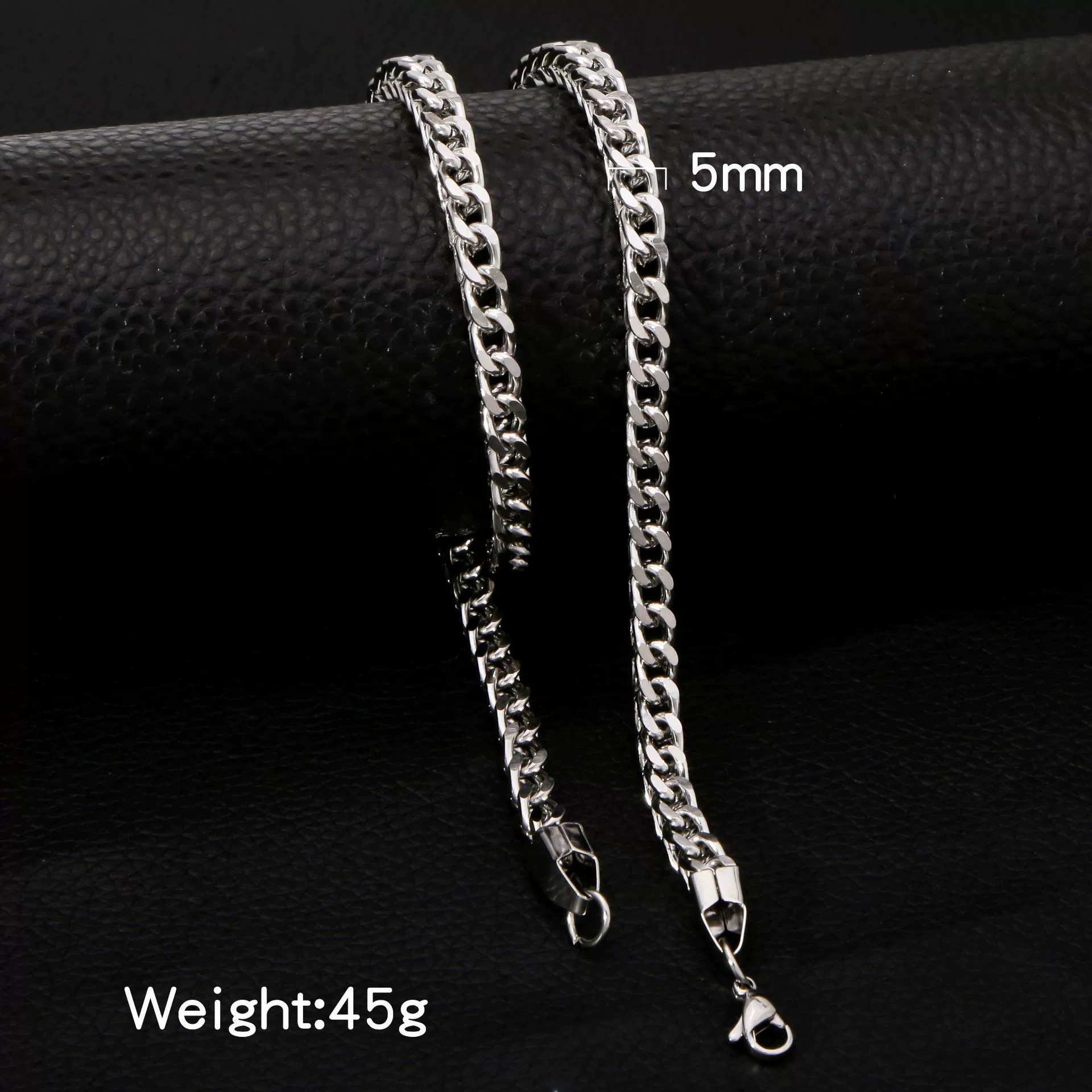 Jewelry Stainless Steel Three Dimensional Geometric Square Cuban Chain Unisex Hip Hop Punk Electroplating Design - Image 12