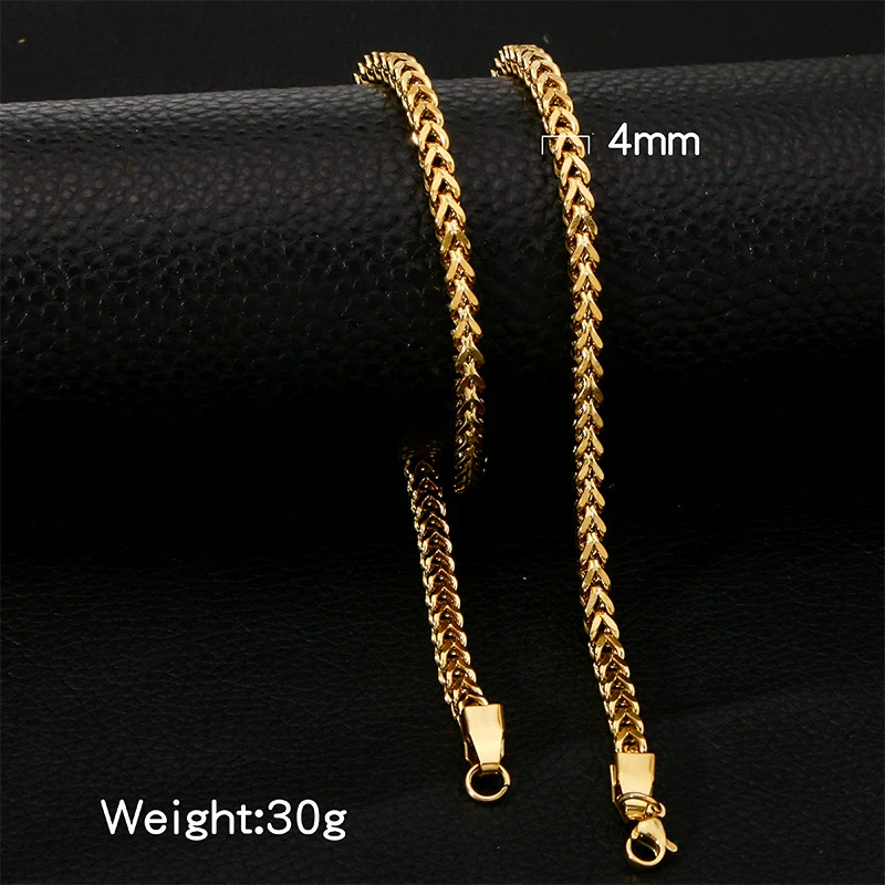 Jewelry Stainless Steel Three Dimensional Geometric Square Cuban Chain Unisex Hip Hop Punk Electroplating Design - Image 7