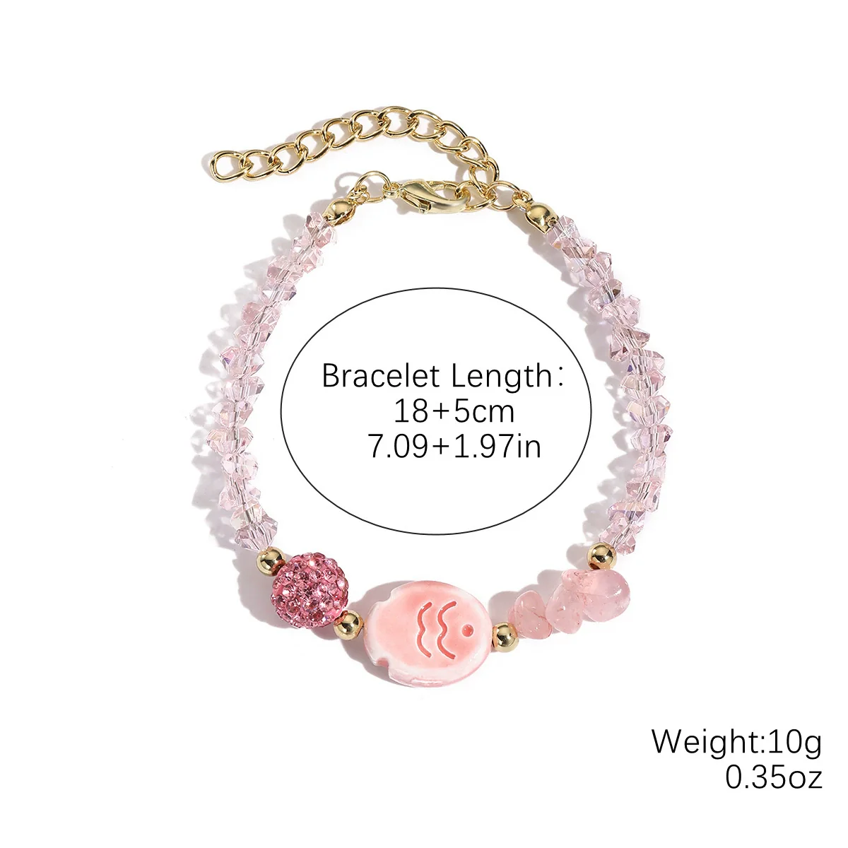 Jewelry Starfish Shell Artificial Crystal Marine Life Set With Diamonds Necklace Bracelet For Women - Image 11
