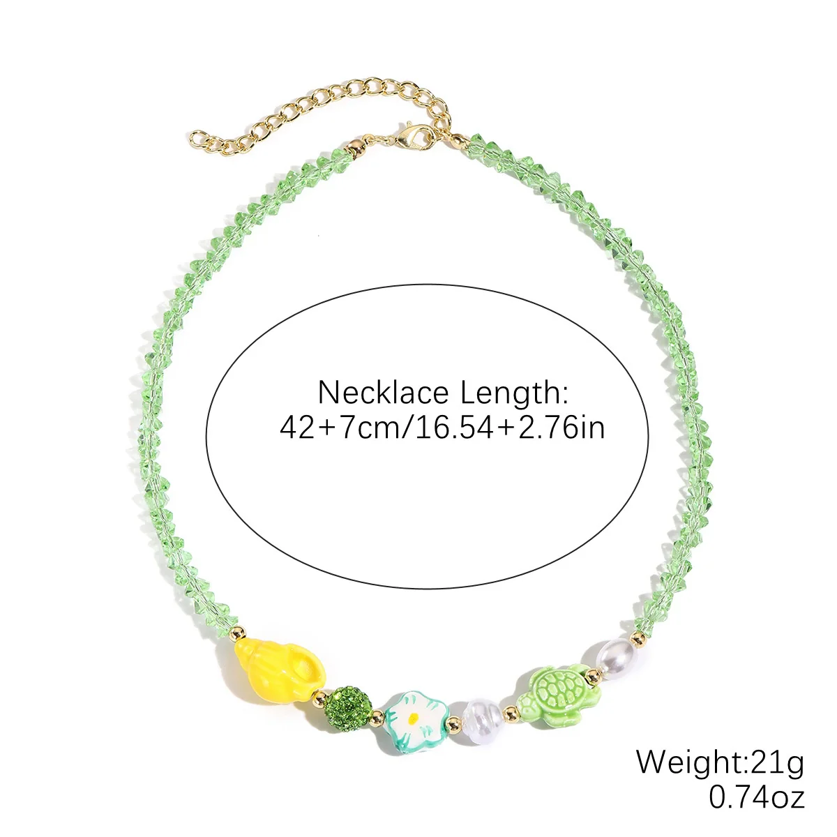 Jewelry Starfish Shell Artificial Crystal Marine Life Set With Diamonds Necklace Bracelet For Women - Image 16