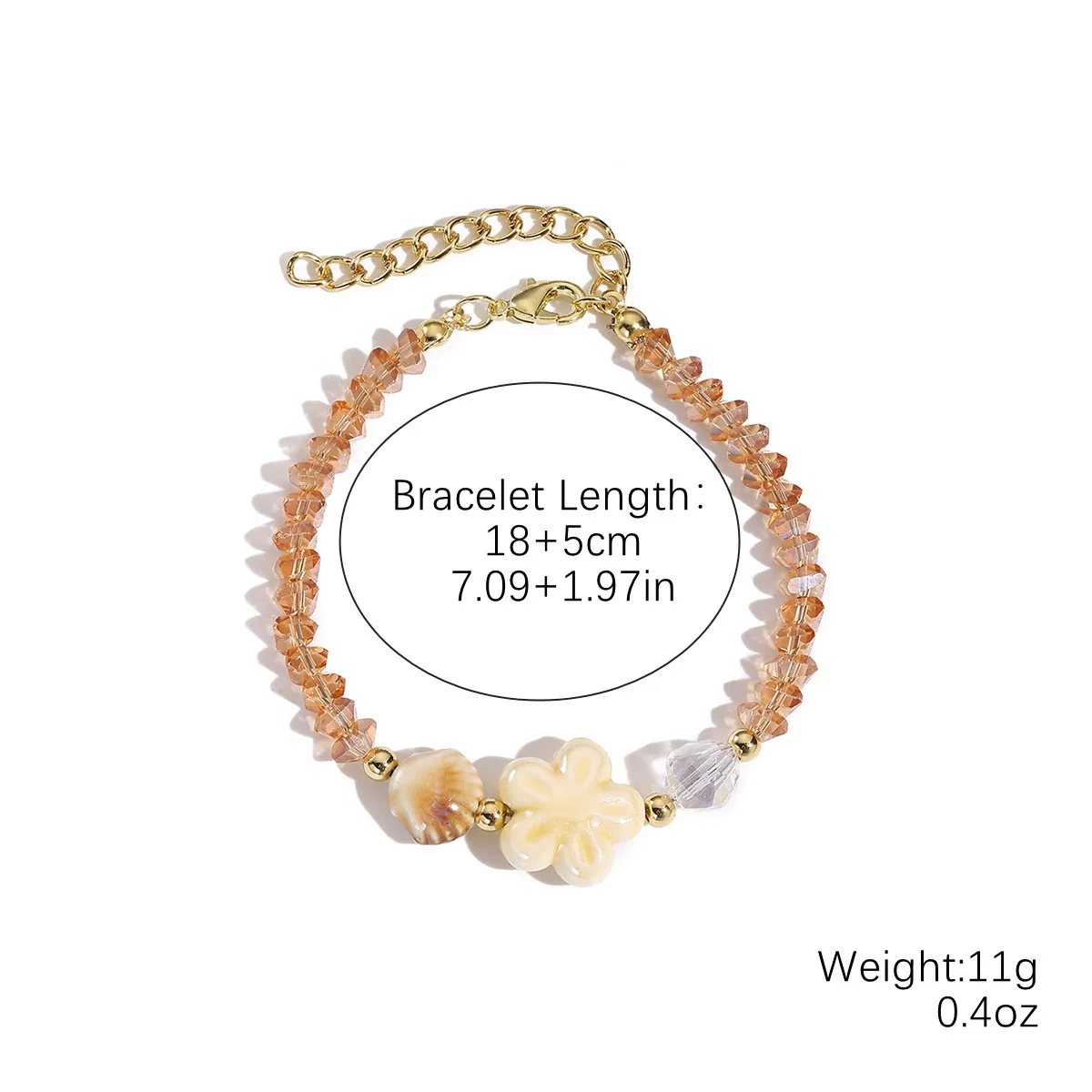 Jewelry Starfish Shell Artificial Crystal Marine Life Set With Diamonds Necklace Bracelet For Women - Image 20